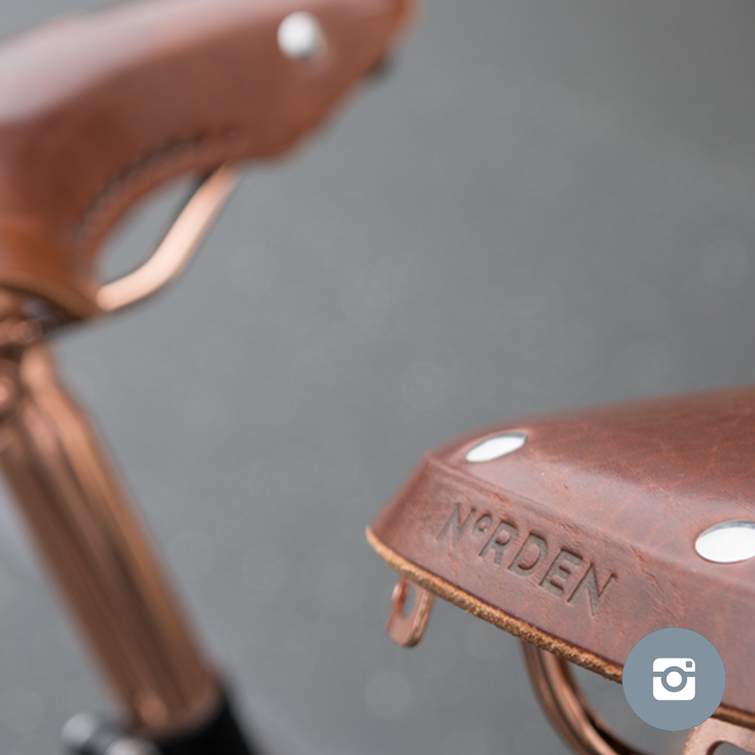 Norden Bikes sadel i læder