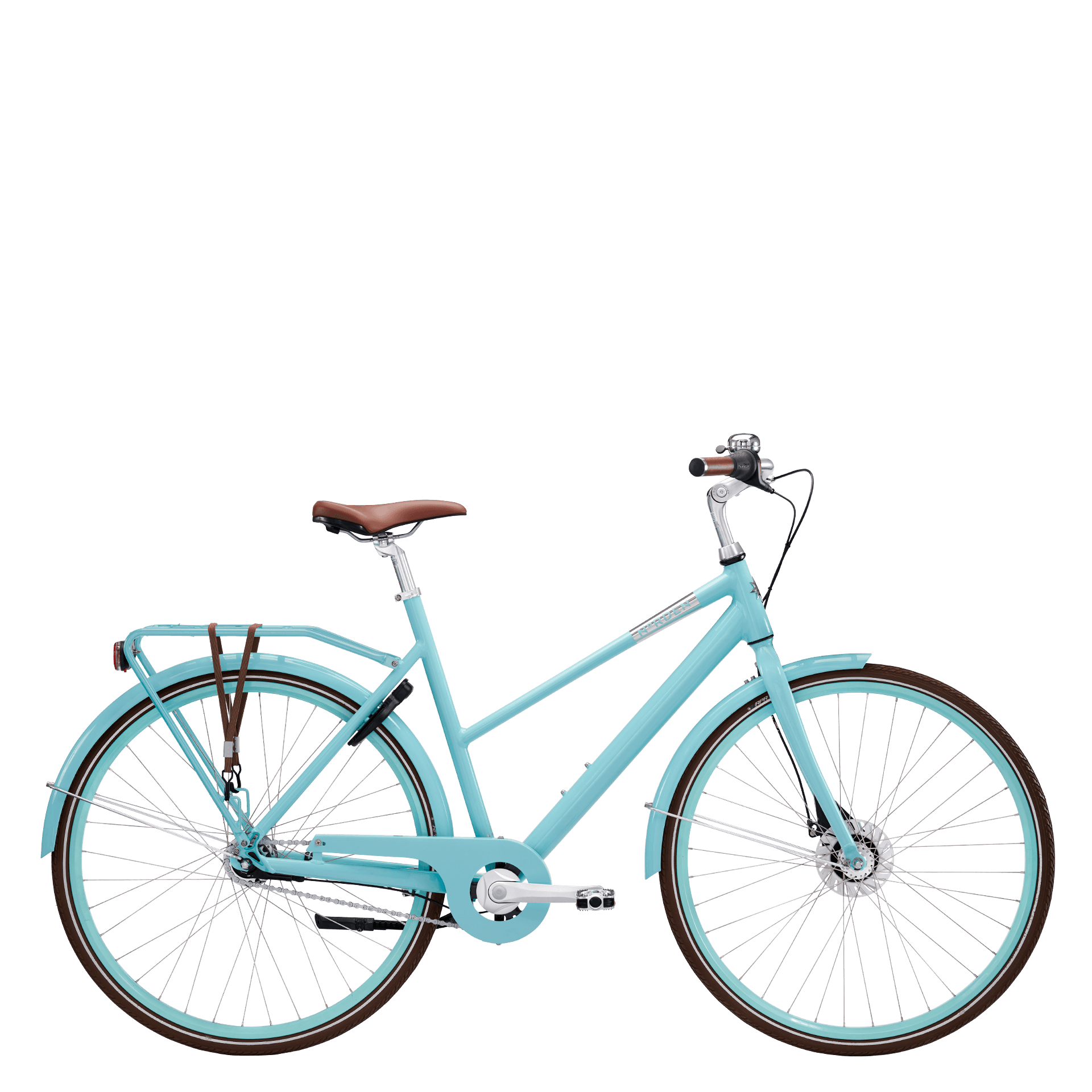 Norden Sportive citybike damecykel med 7 gear i aqua lyseblå